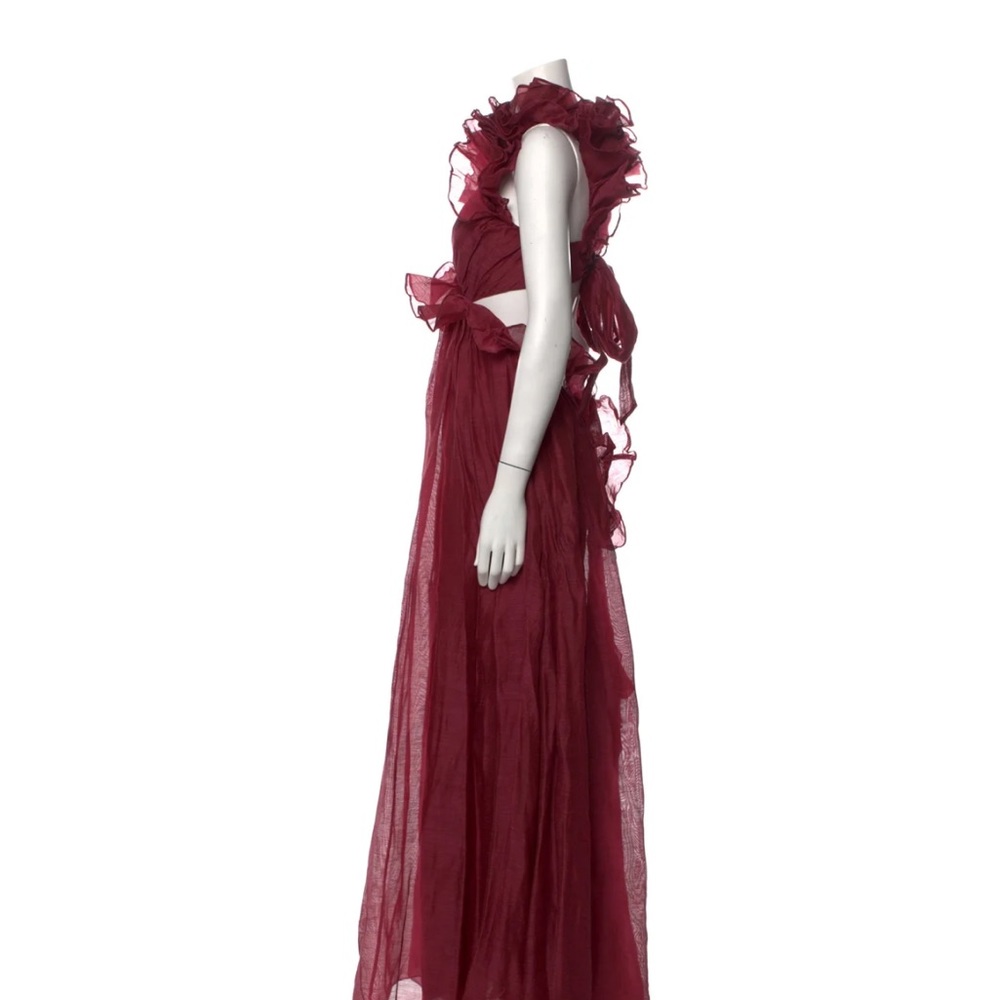 Zimmermann Lady Beetle Gown in Berry - Picture 4 of 7